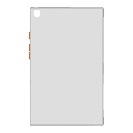 Samsung Galaxy Tab A 10.1 (2019) T510-T515 Uyumlu Montreal Seri Silikon Tablet Kılıfı (Beyaz)