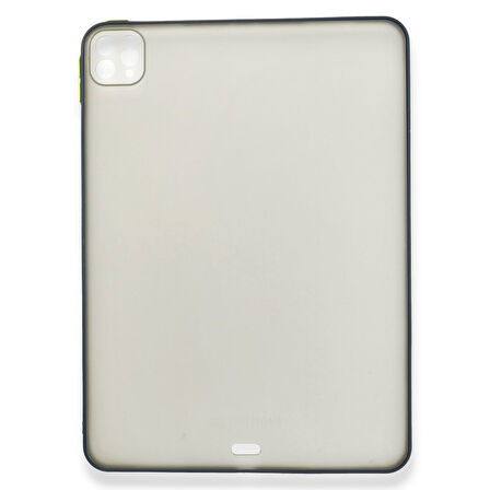 iPad Pro 11 inch (2022-2021-2020-2018) Uyumlu Montreal Seri Silikon Tablet Kılıfı (Lacivert)