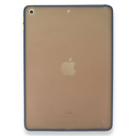 İpad 9.7 2018-2017 Uyumlu Montreal Seri Silikon Tablet Kılıfı (Lacivert)