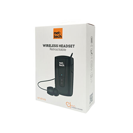 Nettech NT-BTH13 Makaralı Kulakiçi Bluetooth Kulaklık