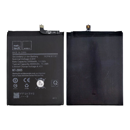 Teknonet Samsung Galaxy A11 Uyumlu Nettech 4000 MAh Batarya NT-86139