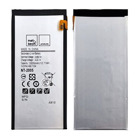 Teknonet Samsung Galaxy A810 A8 2016 Uyumlu Nettech 3300 MAh Batarya NT-86137