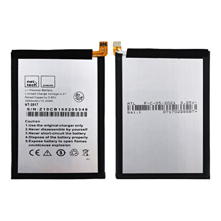 Teknonet Casper Via A4 Uyumlu Nettech 3950 mAh Batarya NT-85905