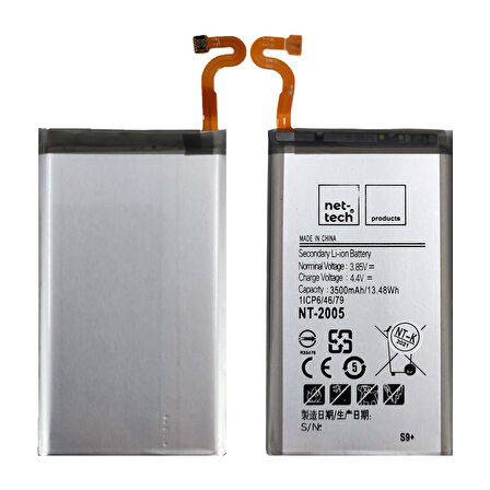 Teknonet Samsung Galaxy G965 S9 Plus Uyumlu Nettech 3500 MAh Batarya NT-85733