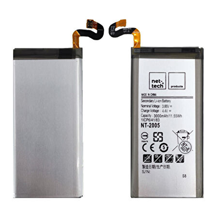 Teknonet Samsung Galaxy G950 S8 Uyumlu Nettech 3000 MAh Batarya NT-85730