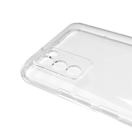 Samsung Galaxy A02s Lux Seri Kamera Korumalı Şeffaf Kılıf