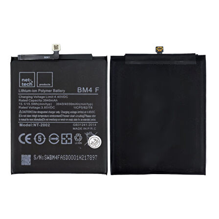 Teknonet Xiaomi Mi A3 Uyumlu Nettech BM4F 3950 mAh Batarya NT-82567