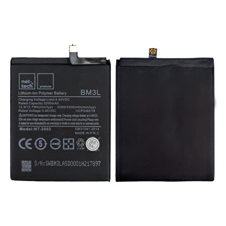 Teknonet Xiaomi Mi 9 Uyumlu Nettech BM3L 3300 MAh Batarya NT-82563