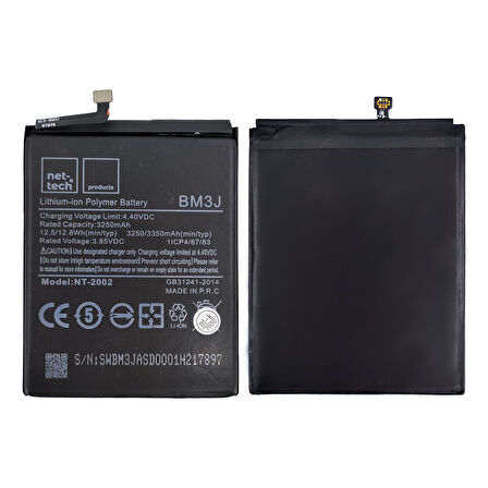Teknonet Xiaomi Mi 8 Lite Uyumlu Nettech BM3J 3250 mAh Batarya NT-82562