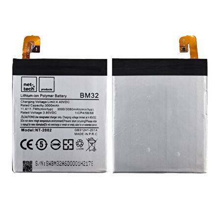 Teknonet Xiaomi Mi 4 Uyumlu Nettech BM-32 3000 MAh Batarya NT-82556