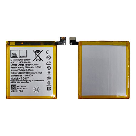 Teknonet Oppo Reno 2Z Uyumlu Nettech Batarya NT-82542