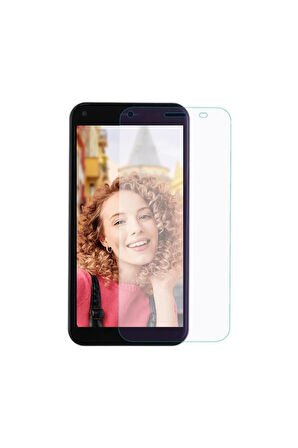 Vestel Venüs E4 Uyumlu Kılıf Dostu Cam Ekran Koruyucu