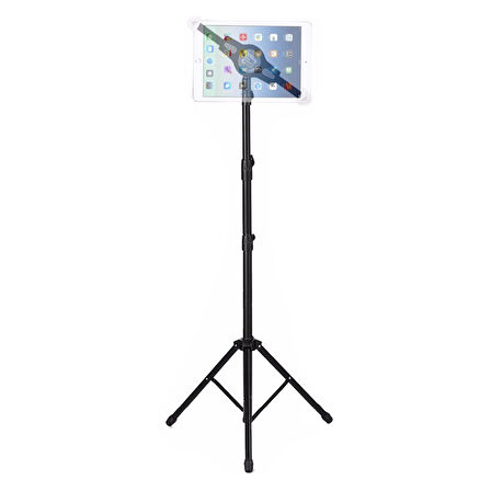 Universal 8806 360 Dönebilen Telefon ve Tablet Tripod Standı (Siyah)