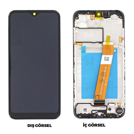 Teknonet Samsung Galaxy A01 Uyumlu Org Lcd+Dokunmatik+Çıtalı NT-82465
