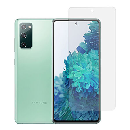 Samsung Galaxy S20 FE Uyumlu Şeffaf Temperli Cam Ekran Koruyucu