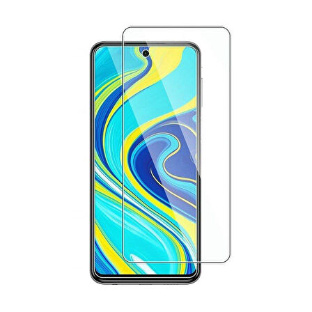 Xiaomi Redmi 9 Uyumlu Şeffaf Temperli Cam Ekran Koruyucu