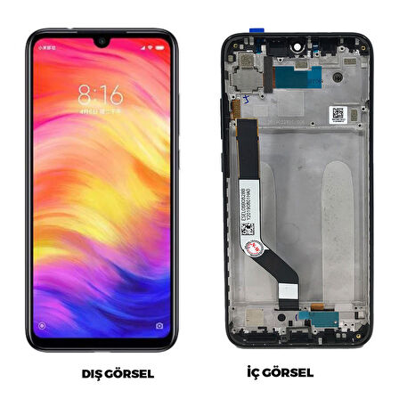 Teknonet Xiaomi Redmi Note 7 Uyumlu Org Lcd+Dokunmatik+Çıtalı NT-81154