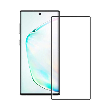 Samsung Galaxy S10 Lite Uyumlu Ön Koruma Seramik Nano Ekran Koruyucu (Siyah)