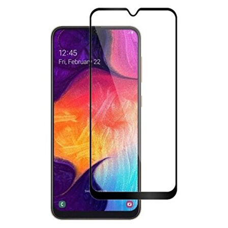 Samsung Galaxy A01 Uyumlu Ön Koruma Seramik Nano Ekran Koruyucu (Siyah)