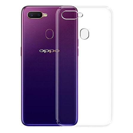 Oppo A5s Lux Seri Kamera Korumalı Şeffaf Kılıf