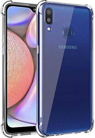 Samsung Galaxy A10s Uyumlu Darbe Emici Şeffaf Silikon Kılıf