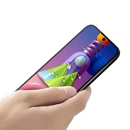 Samsung Galaxy M51 Tam Kaplama Seramik Nano Ekran Koruyucu