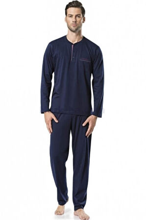 %100 Pamuk Çeyizlik Kutulu Erkek Pijama Takım