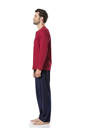 %100 Pamuk Çeyizlik Kutulu Erkek Pijama Takım