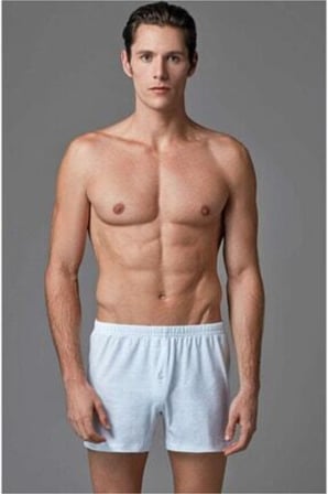 2 Adet %100 Pamuklu Düğmeli Erkek Penye Boxer
