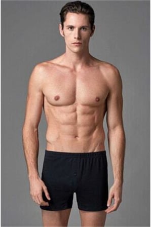2 Adet %100 Pamuklu Düğmeli Erkek Penye Boxer