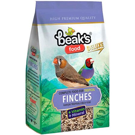 Beaks Tropikal Finch Ve Golden Finch Yemi 400 Gr