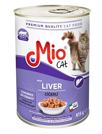 Mio Ciğerli Kedi Konserve Mama 415 g