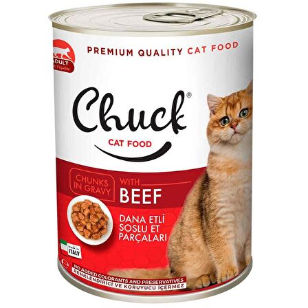 Chuck Kedi Konservesi Dana Etli 415 Gr