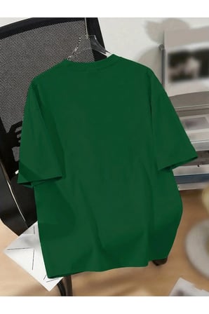 Unisex Kalp Baskılı Tasarım Tshirt