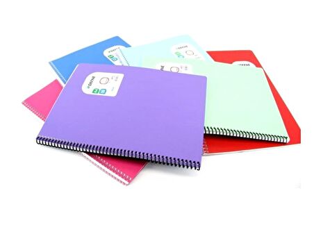 Daphne Hera 120 Yaprak A4 Çizgili Defter Spiralli Pp Kapak