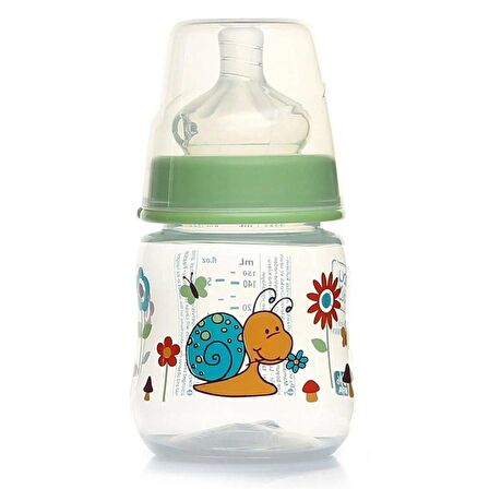 baby plus Desenli Geniş PP Biberon 150 ml