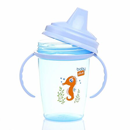 baby plus 230 ml Akıtmaz PP Bebek Alıştırma Bardağı