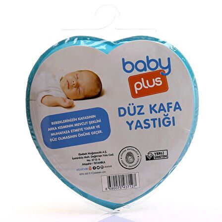 baby plus Bebek Düz Kafa Yastığı Mavi