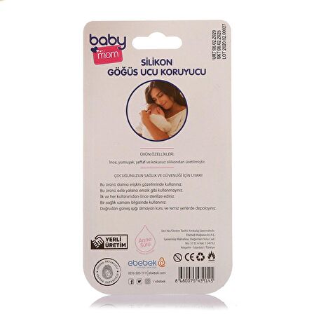 baby mom Silikon Göğüs Ucu Koruyucu Set