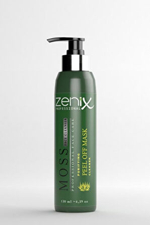 Zenix Soyulan Yüz Maskesi 130 Ml Pompalı Yeşil