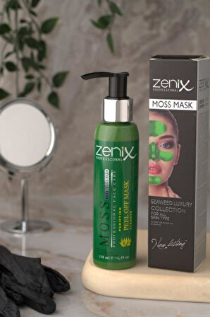 Zenix Soyulan Yüz Maskesi 130 Ml Pompalı Yeşil