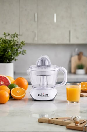 Kühler Fresh Press Elektrikli Narenciye Sıkacağı 40W | 0,7 L Hazneli Portakal, Limon ve Greyfurt Sıkacağı KH-V250