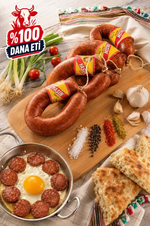 Dana Fermente Kangal Sucuk 300 gr - %100 DANA ETİ