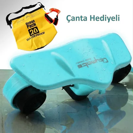 Sea Scooter Elektrikli Deniz Havuz Scooter 2x600 W Çift Motor + Çift Batarya Turkuaz