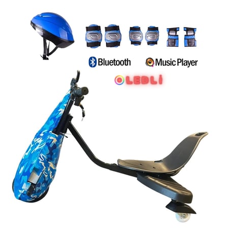 Citymate Drift Car Elektrikli Kaykay Bluetooth Dirift Kar Hoverboard Scooter + Koruma Ekipmanı D03