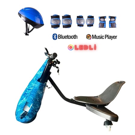 Citymate Drift Car Elektrikli Kaykay Bluetooth Dirift Kar Hoverboard Scooter + Koruma Ekipmanı D29