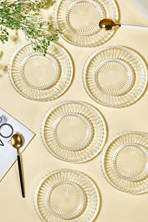 Riva elysia çay tabağı 6 lı elysia çay bardağına uyumlu bardak altlığı çay tabağı