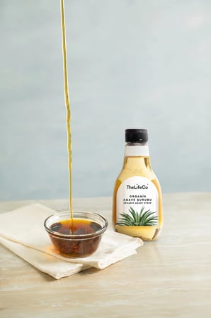 TheLifeCo Organik Badem Unu 250 gr + Organik Agave Şurubu 330 gr