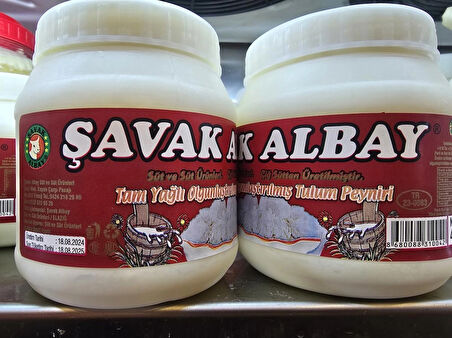 Şavak Albay 480gr 2adet Tulum peyniri 