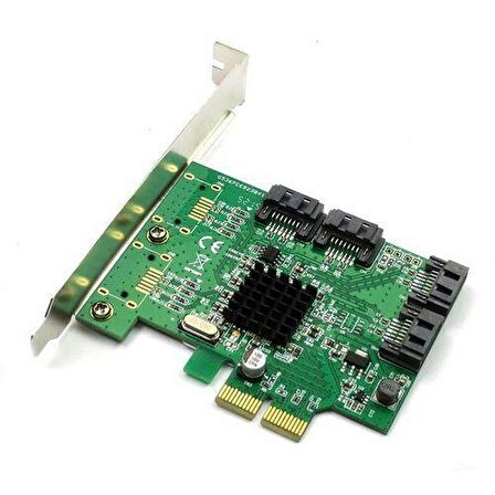 PLATOON PCI EXPRESS PCI-E 4x SATA 3 6.0 GPBS ÇOKLAYICI ARAYÜZ KARTI